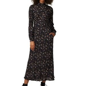 IRO Casual High-Neck Floral Long-Sleeve Dress Size 42 (10)
